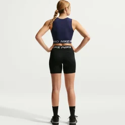 Nike Pro 365 Mid-Rise Sportbroekje Dames (13cm) Zwart Wit