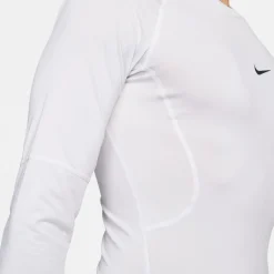 Nike Pro Ondershirt Lange Mouwen Wit Zwart