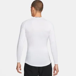 Nike Pro Ondershirt Lange Mouwen Wit Zwart