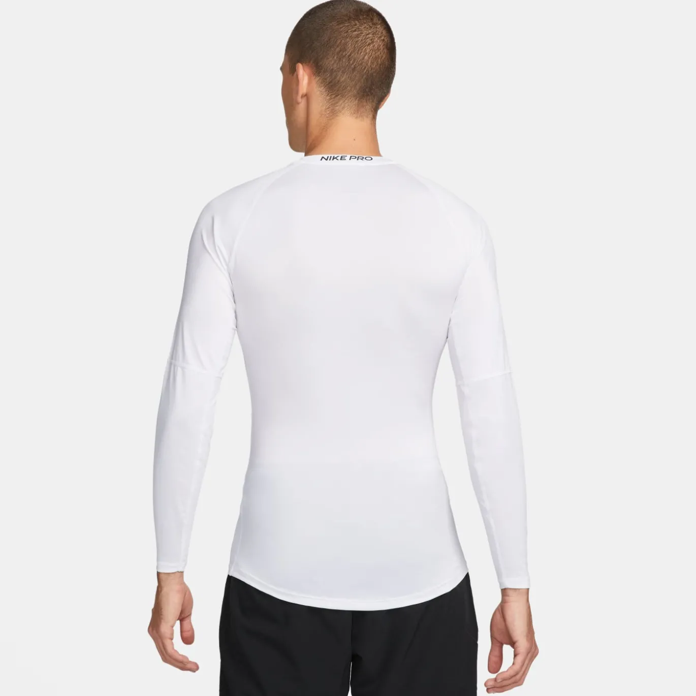 Nike Pro Ondershirt Lange Mouwen Wit Zwart