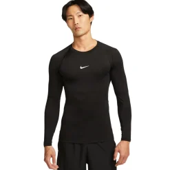 Nike Pro Ondershirt Lange Mouwen Zwart Wit