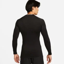 Nike Pro Ondershirt Lange Mouwen Zwart Wit