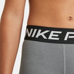 Nike Pro Slidingbroekje Meisjes Grijs Zwart Wit