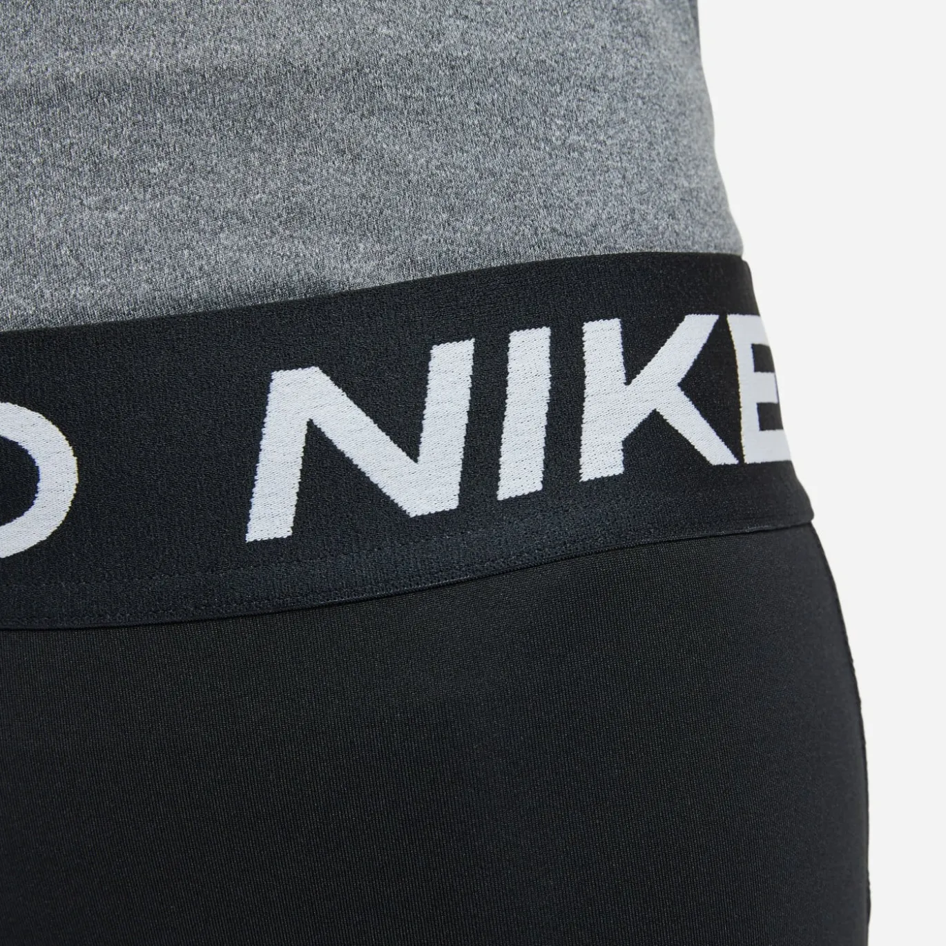 Nike Pro Slidingbroekje Meisjes Zwart Wit