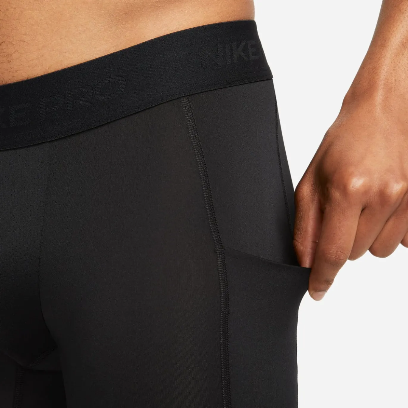 Nike Pro Slidingbroekje Zwart Wit