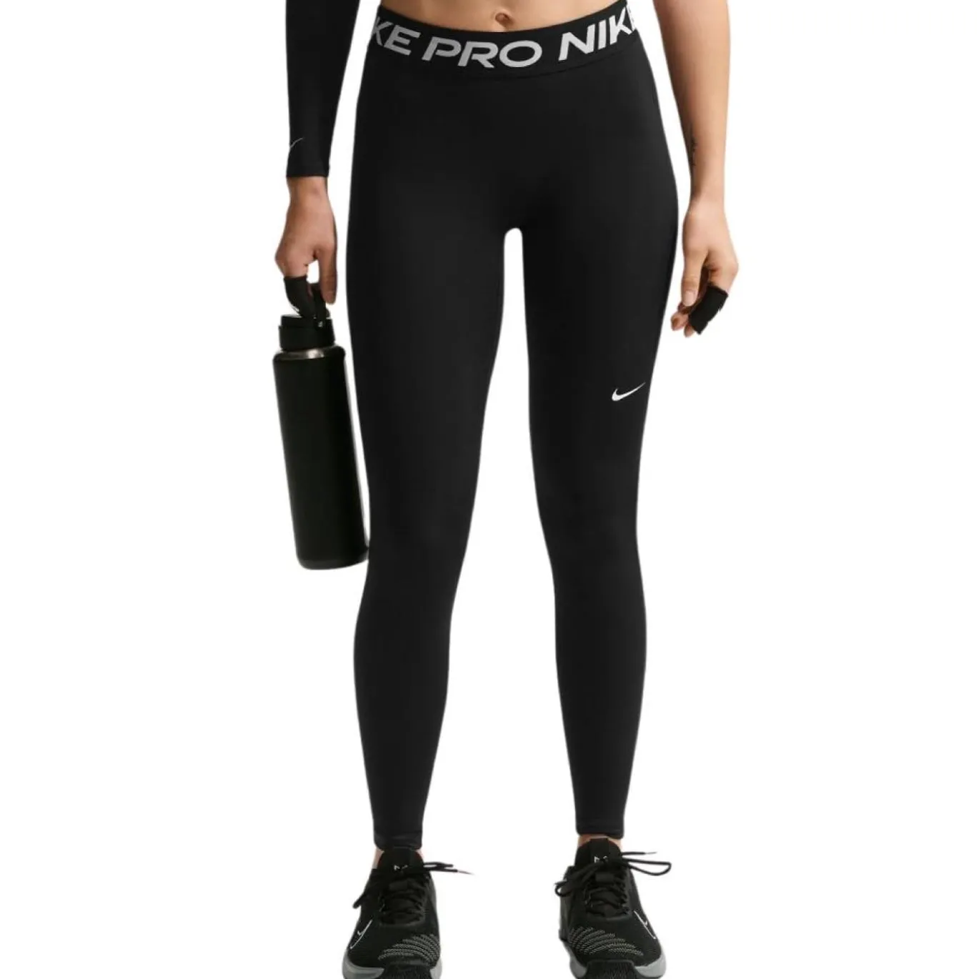 Nike Pro Sports Legging Dames Zwart Wit
