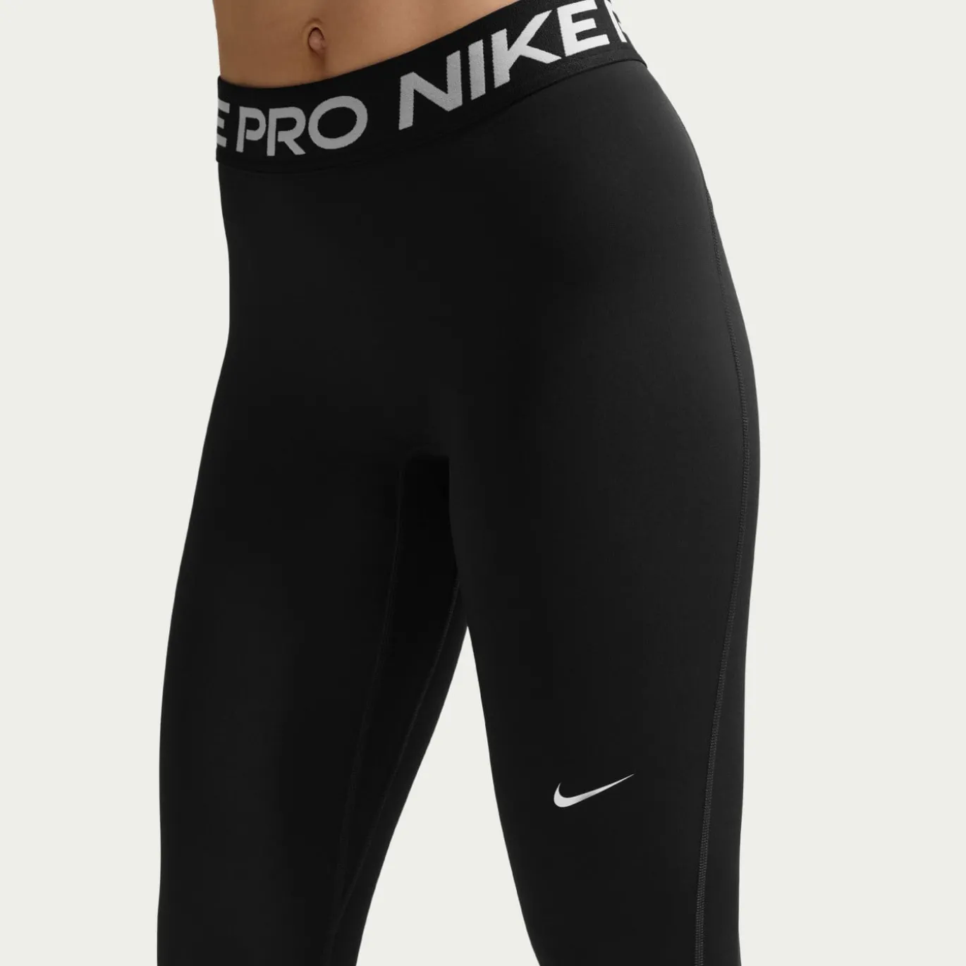 Nike Pro Sports Legging Dames Zwart Wit