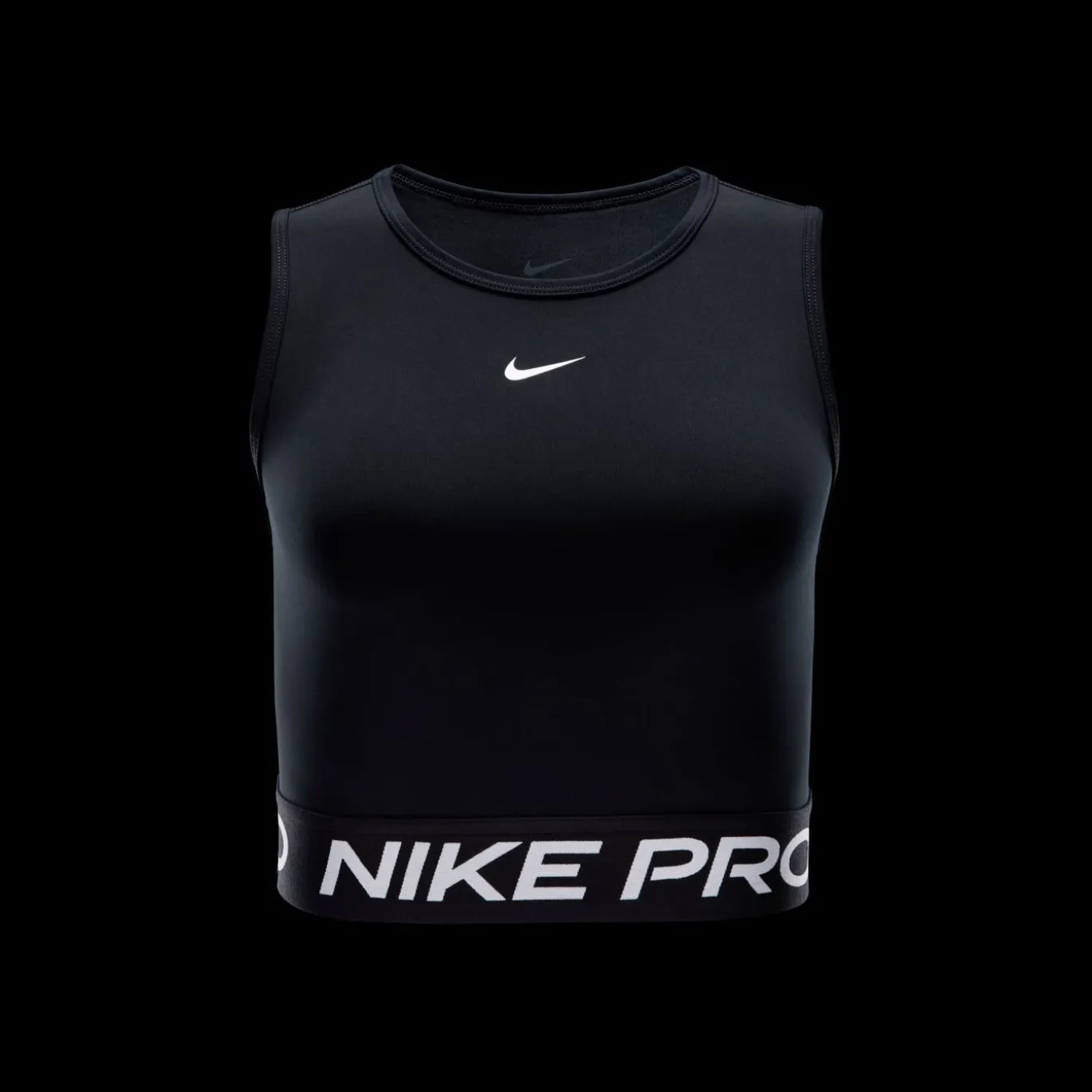 Nike Pro Tanktop Dames Zwart Wit
