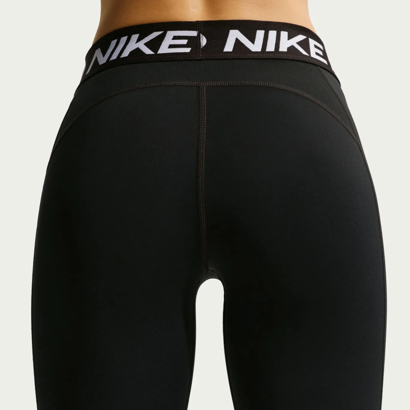 Nike Pro Tight Legging Dames Zwart Zilver