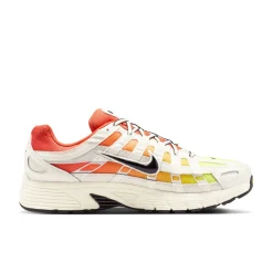 Nike P-6000 Sneakers Gebroken Wit Oranje Geel Zwart