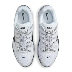 Nike P-6000 Sneakers Wit Metallic Silver Zwart