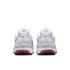 Nike P-6000 Sneakers Wit Rood Platinum Donkergrijs