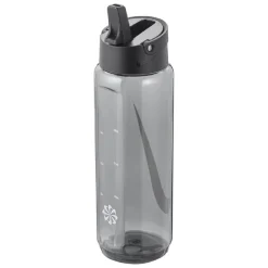 Nike Recharge Bidon Met Rietje 700ML Grijs Zwart Wit