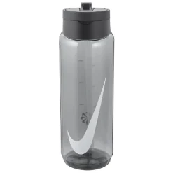 Nike Recharge Bidon Met Rietje 700ML Grijs Zwart Wit