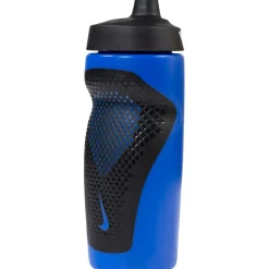 Nike Refuel Bidon Grip 550ML Blauw Zwart Wit