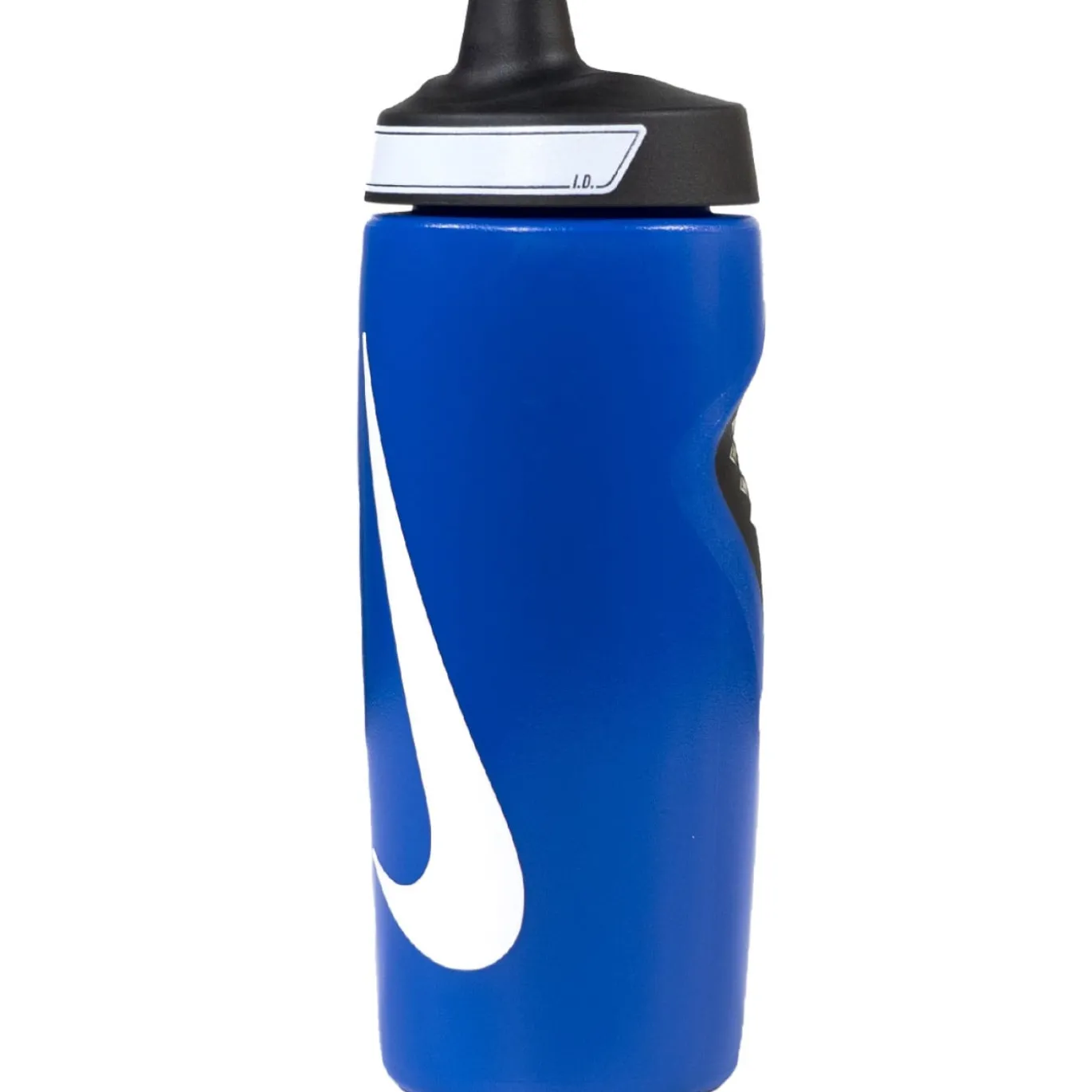 Nike Refuel Bidon Grip 550ML Blauw Zwart Wit