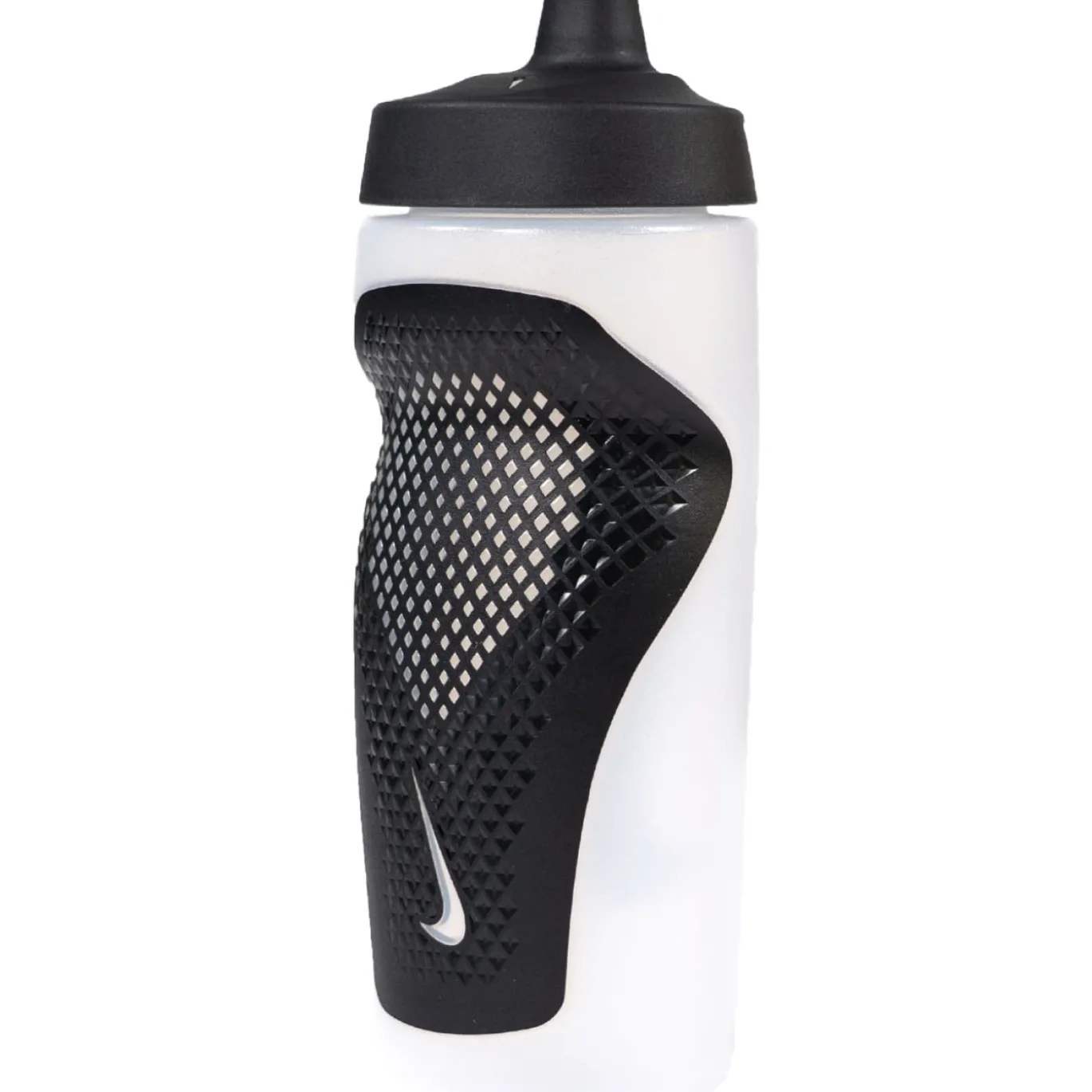 Nike Refuel Bidon Grip 550ML Lichtgrijs Zwart Wit