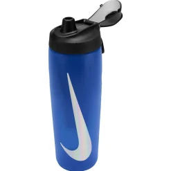 Nike Refuel Locking Bidon 709ML Blauw Zwart Zilver