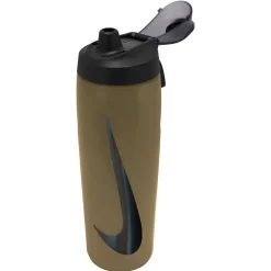Nike Refuel Locking Bidon 709ML Goud Zwart