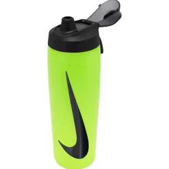 Nike Refuel Locking Bidon 709ML Neongeel Zwart