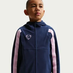 Nike Repel Jack Kids Donkerblauw Lichtblauw Lichtroze