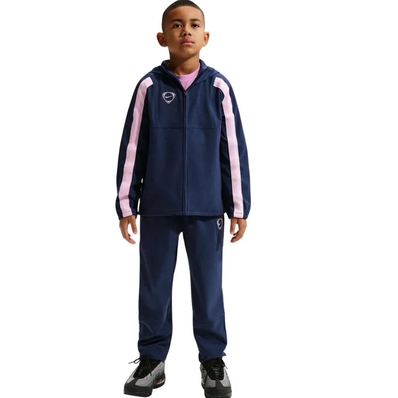 Nike Repel Jack Kids Donkerblauw Lichtblauw Lichtroze
