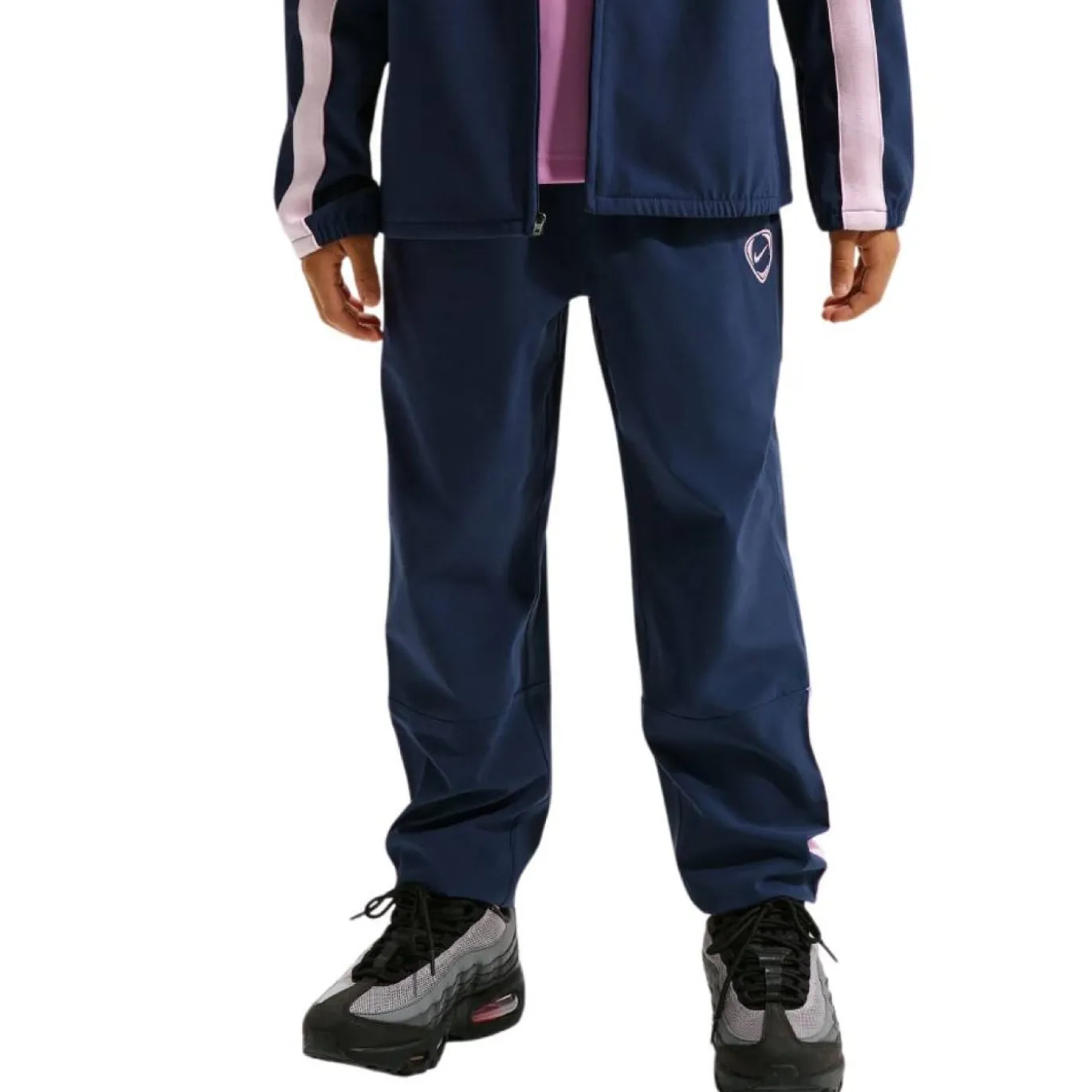 Nike Repel Trainingspak Kids Donkerblauw Lichtblauw Lichtroze