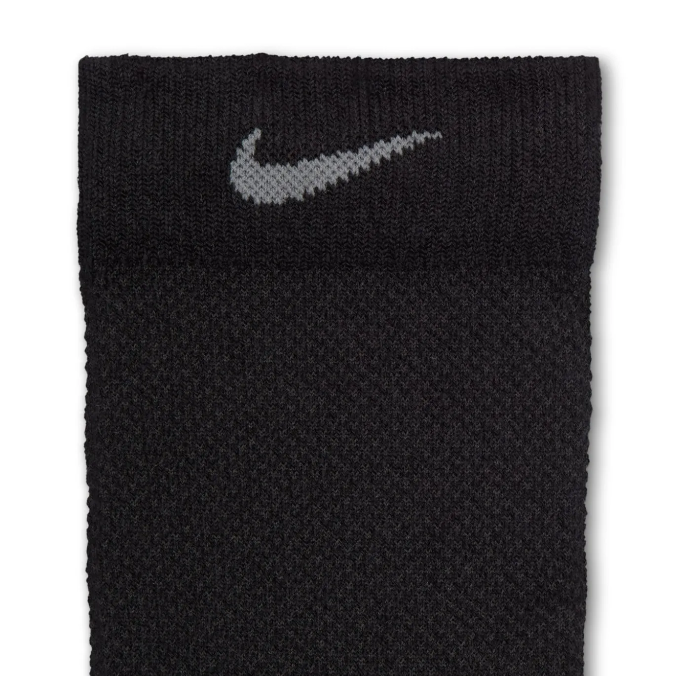 Nike Run Lightweight Crew Sokken Zwart Zilver Donkergrijs