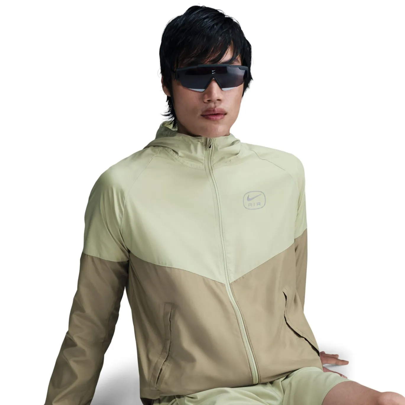Nike Sportswear Air Jack Olijfgroen Groen Neongeel
