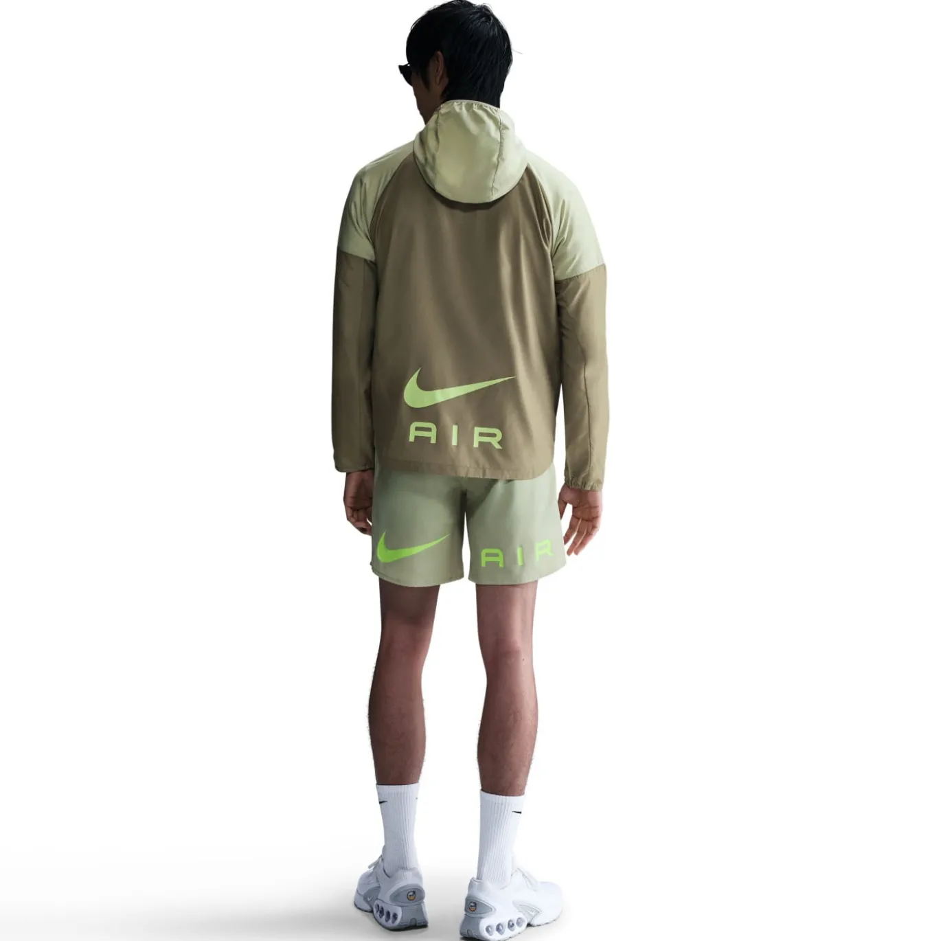 Nike Sportswear Air Jack Olijfgroen Groen Neongeel