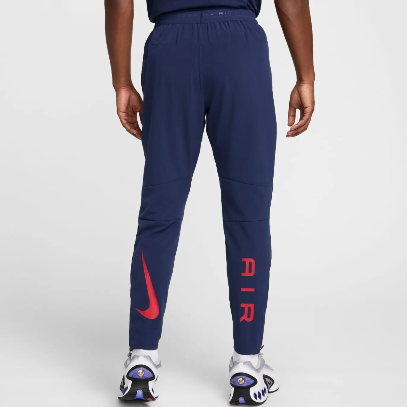 Nike Sportswear Air Trainingsbroek Donkerblauw Rood Zilver