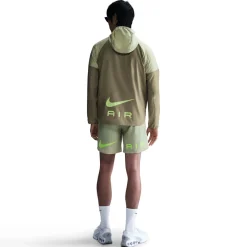 Nike Sportswear Air Woven Trainingspak Full-Zip Olijfgroen Groen Neongeel