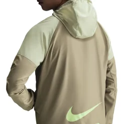 Nike Sportswear Air Woven Trainingspak Full-Zip Olijfgroen Groen Neongeel
