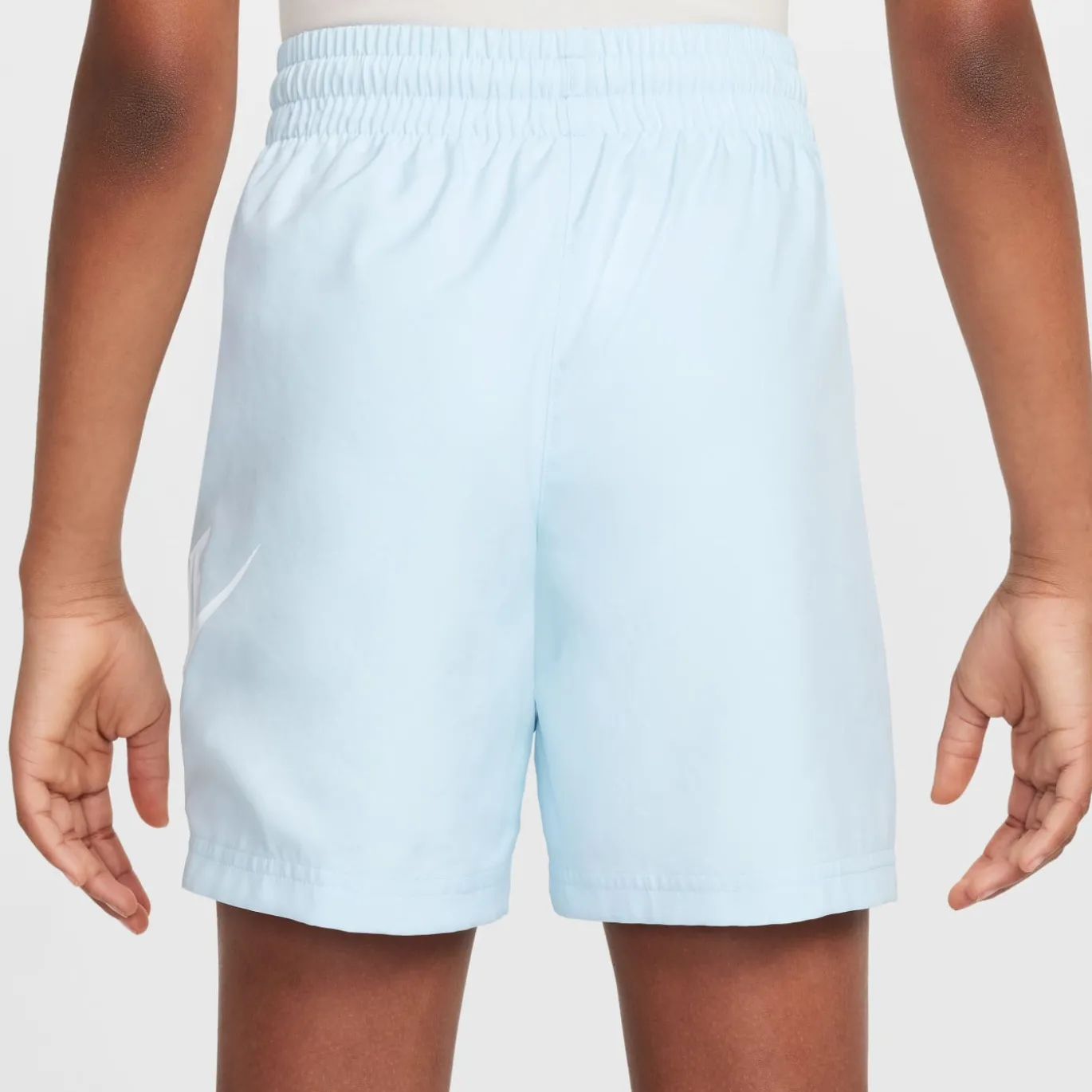 Nike Sportswear Club Broekje Woven Kids Lichtblauw Wit