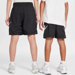 Nike Sportswear Club Broekje Woven Kids Zwart Wit