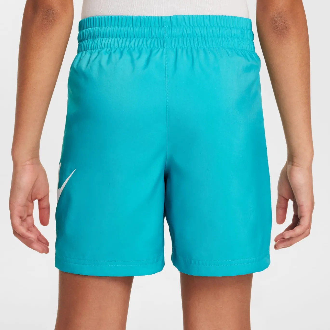 Nike Sportswear Club Broekje Woven Kids Turquoise Wit