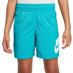 Nike Sportswear Club Broekje Woven Kids Turquoise Wit