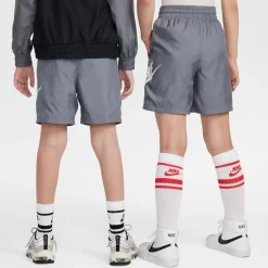 Nike Sportswear Club Broekje Woven Kids Grijs Wit