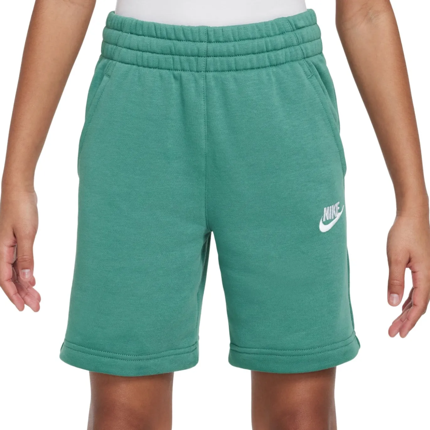 Nike Sportswear Club Fleece Broekje Kids Grijsgroen Wit