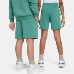 Nike Sportswear Club Fleece Broekje Kids Grijsgroen Wit