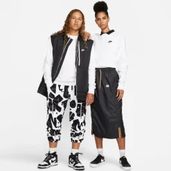 Nike Sportswear Club Fleece Crew Sweater Wit Zwart