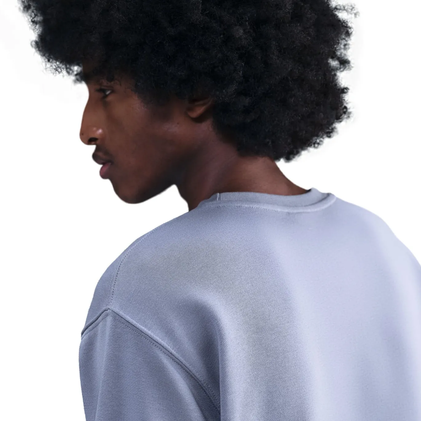Nike Sportswear Club Fleece Crew Sweater Lichtpaars Wit