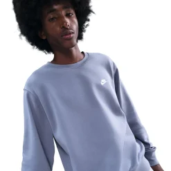 Nike Sportswear Club Fleece Crew Sweater Lichtpaars Wit