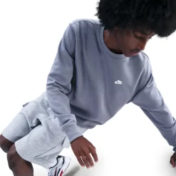 Nike Sportswear Club Fleece Crew Sweater Lichtpaars Wit