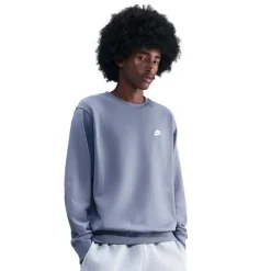 Nike Sportswear Club Fleece Crew Sweater Lichtpaars Wit
