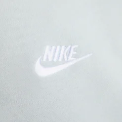 Nike Sportswear Club Fleece Hoodie Lichtgrijs Wit