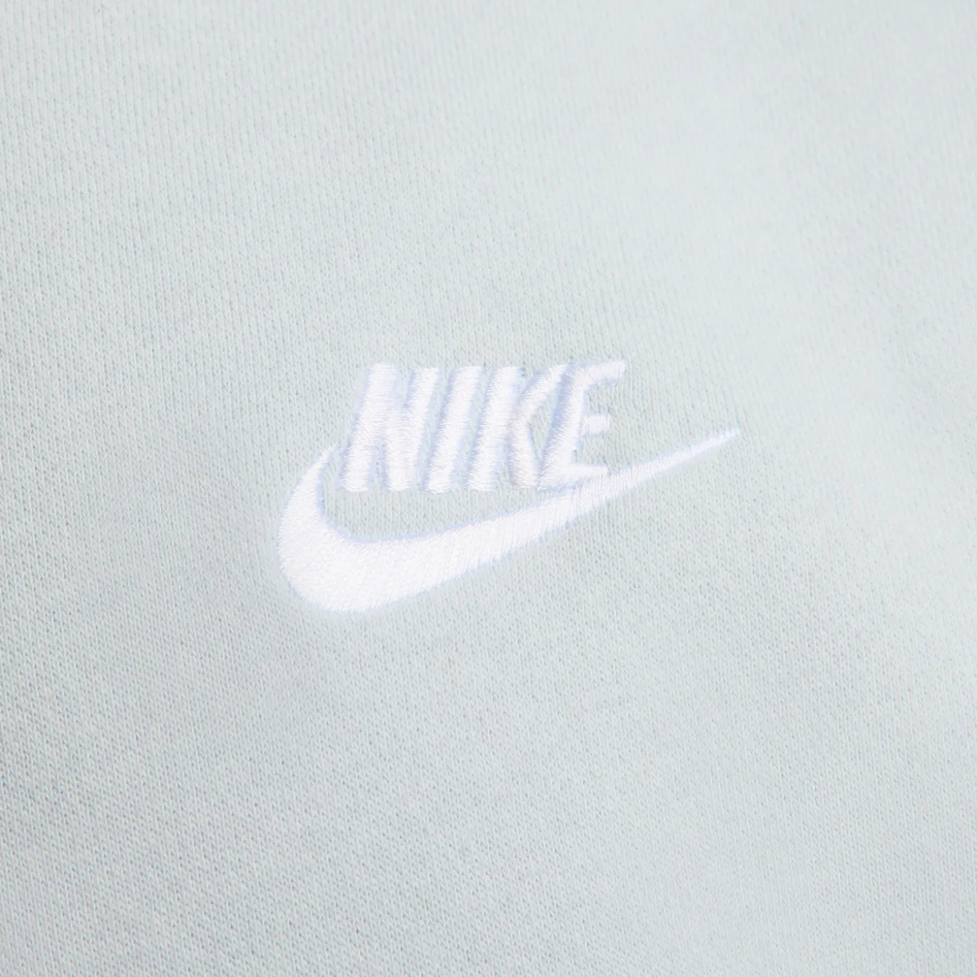 Nike Sportswear Club Fleece Hoodie Lichtgrijs Wit
