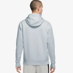Nike Sportswear Club Fleece Hoodie Lichtgrijs Wit