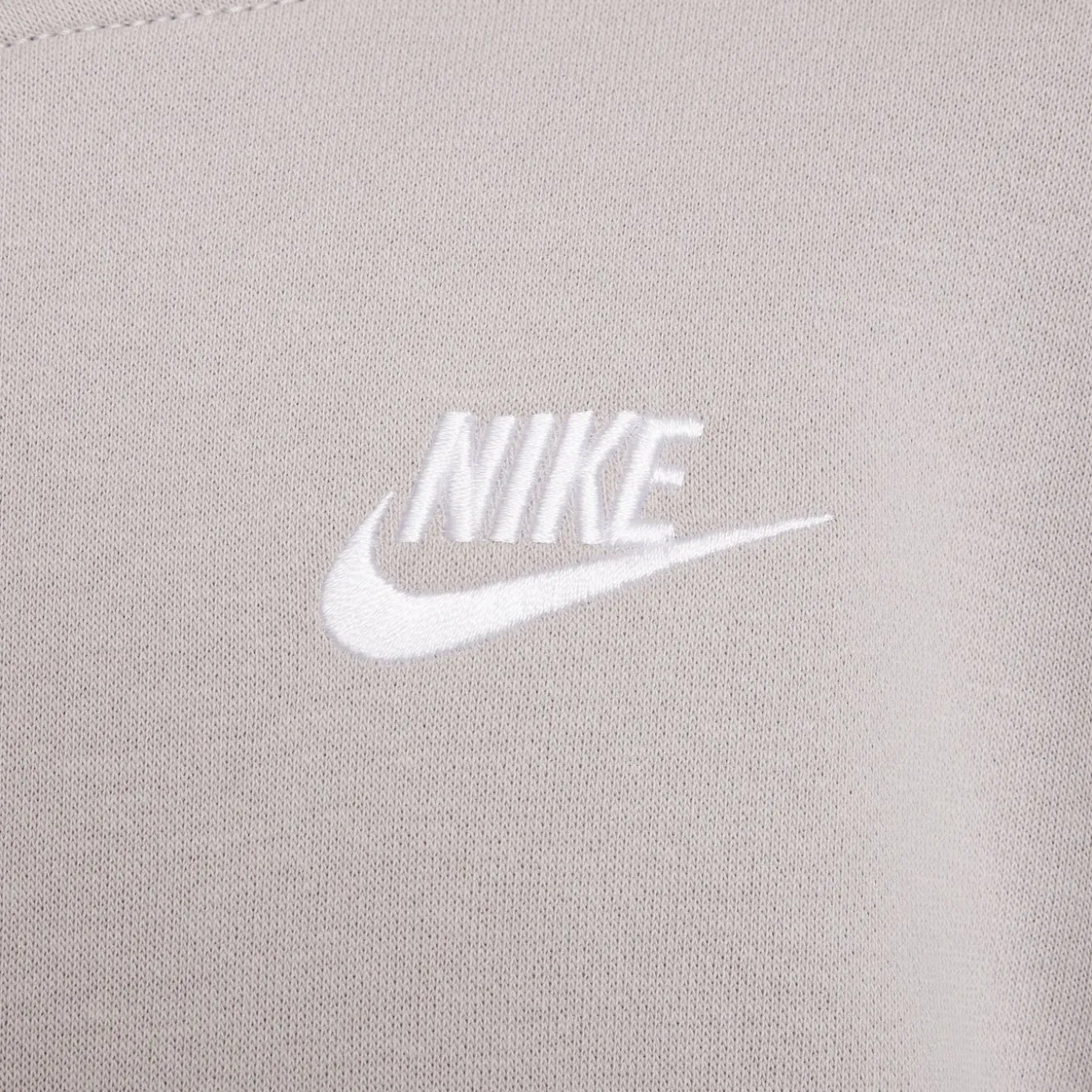 Nike Sportswear Club Fleece Hoodie Kids Grijs Wit