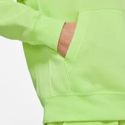 Nike Sportswear Club Fleece Hoodie Lichtgroen Wit